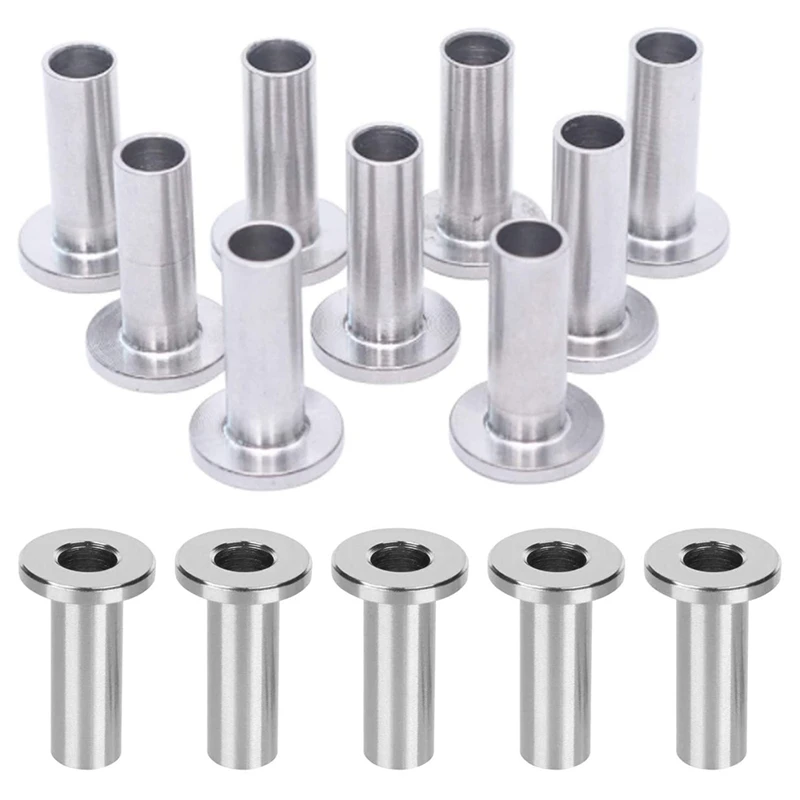 

T316 Stainless Steel Protector Sleeves for 1/8Inch Deck Cable Railing Kit Hardware, DIY Balustrade System Marine Grade