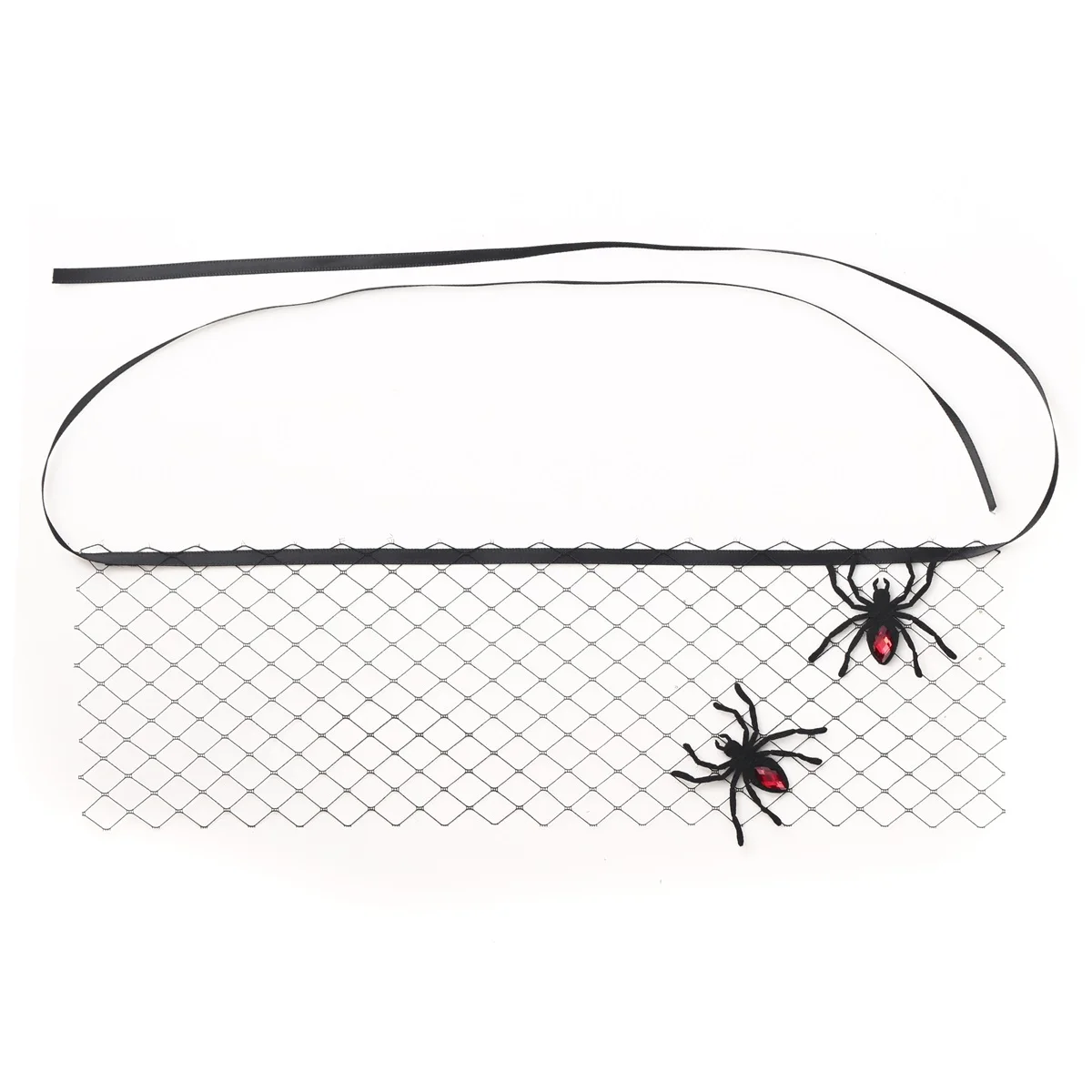 Ожерелье-чокер для волос с пауком на Хэллоуин ювелирные украшения женщин Черное