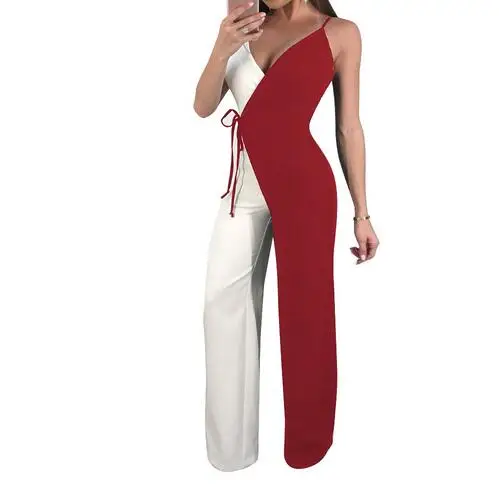 Женский Облегающий комбинезон 2020 Летний Пляжный с оборками Клубная одежда