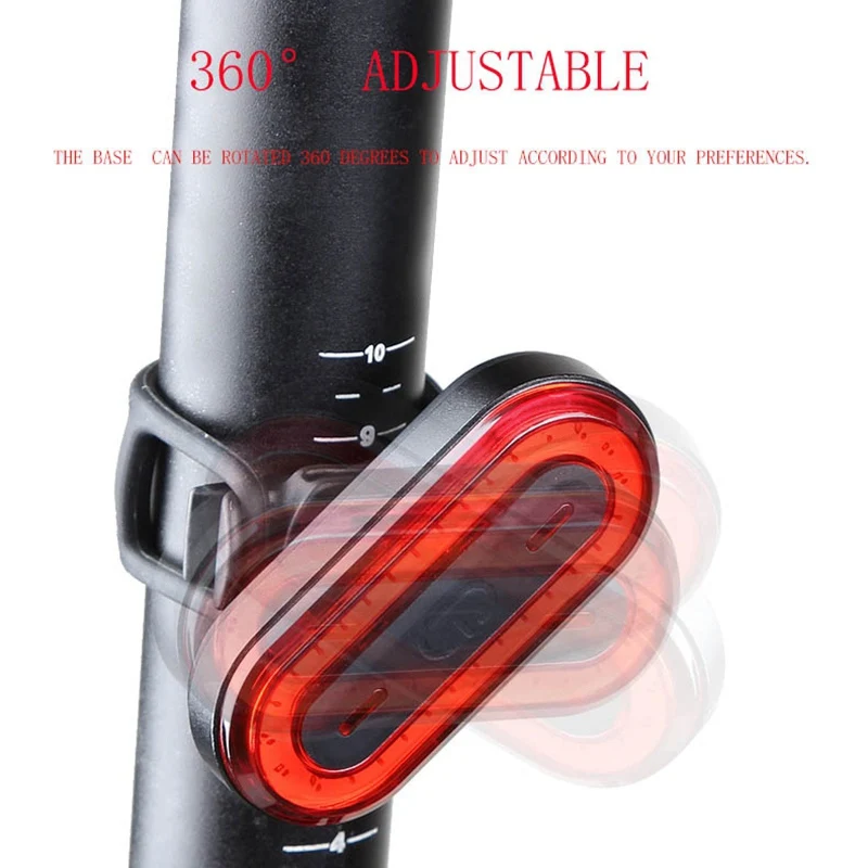 Велосипедный светодиодный задний светильник фонарь велосипедный USB