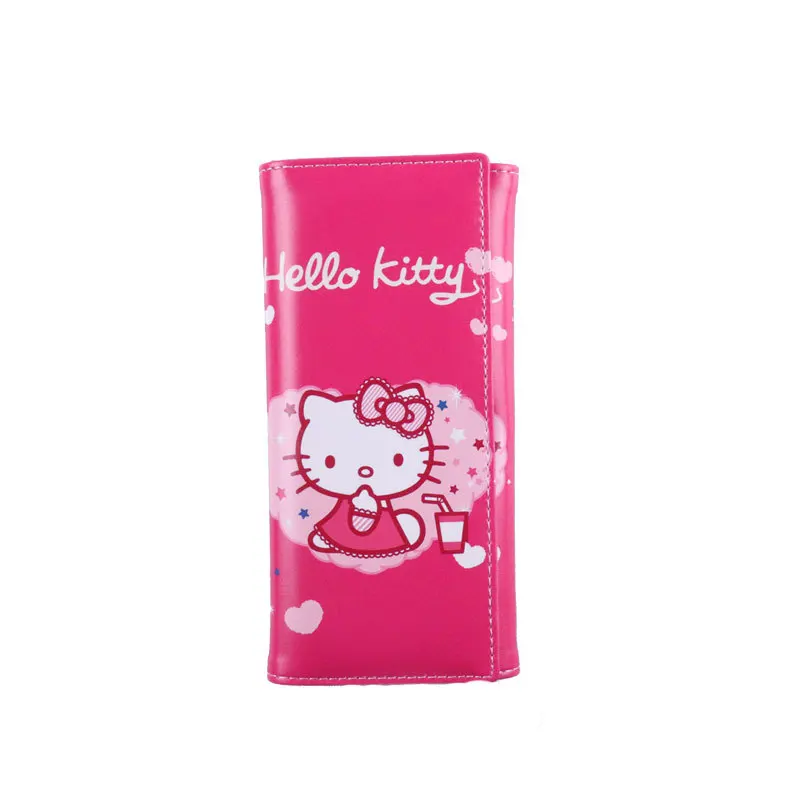 HELLO KITTY Модный женский короткий кошелек с рисунком милый детский индивидуальный