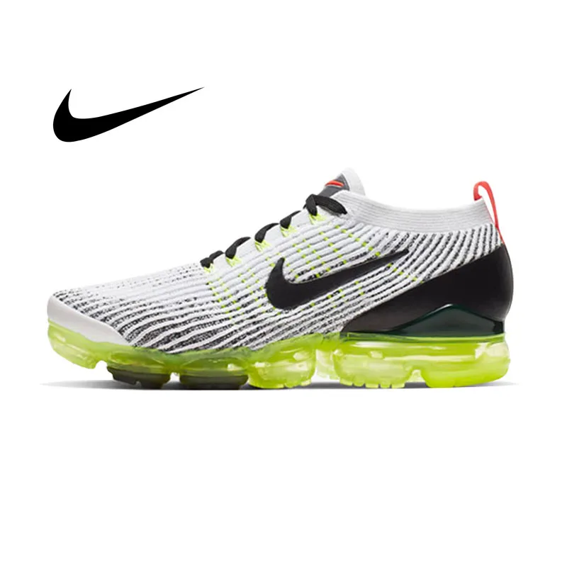 Оригинальные мужские кроссовки Nike AIR VAPORMAX FLYKNIT 3 сетчатые дышащие легкие уличные