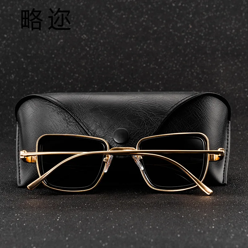 

Klassieke Gothic Steampunk Zonnebril Mannen Vintage Vierkante Metalen Frame Zonnebril Vrouwen Hoge Kwaliteit Shades Voor Vrouwen