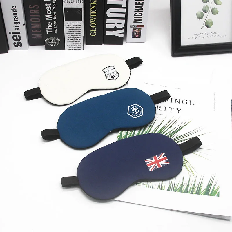 Хлопковая льняная маска для сна мягкий чехол глаз путешествий повязка на