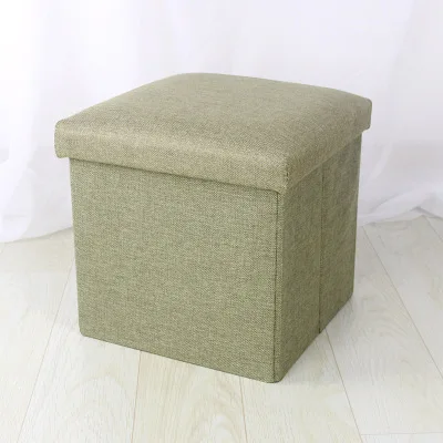 Green Бытовой Органайзер, коробка для дивана, удобный стул, диван, табурет для хранения ног, коробка для хранения, артефакт, табуре, пуф - Цвет: Green