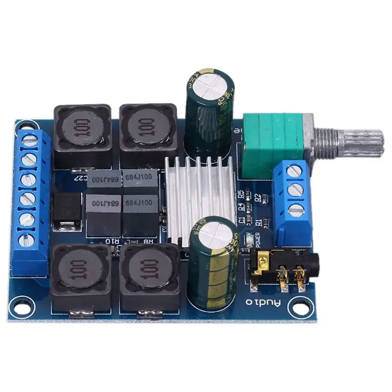 

Двухканальный стерео цифровой усилитель 2X50w TPA3116D2 плата постоянного тока 4,5-27 в класс D