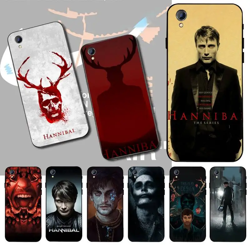 Чехол для телефона PENGHUWAN Hannibal Black мягкий чехол из ТПУ Vivo Y91c Y17 Y51 Y67 Y55 Y93 Y81S Y19 Y7S |