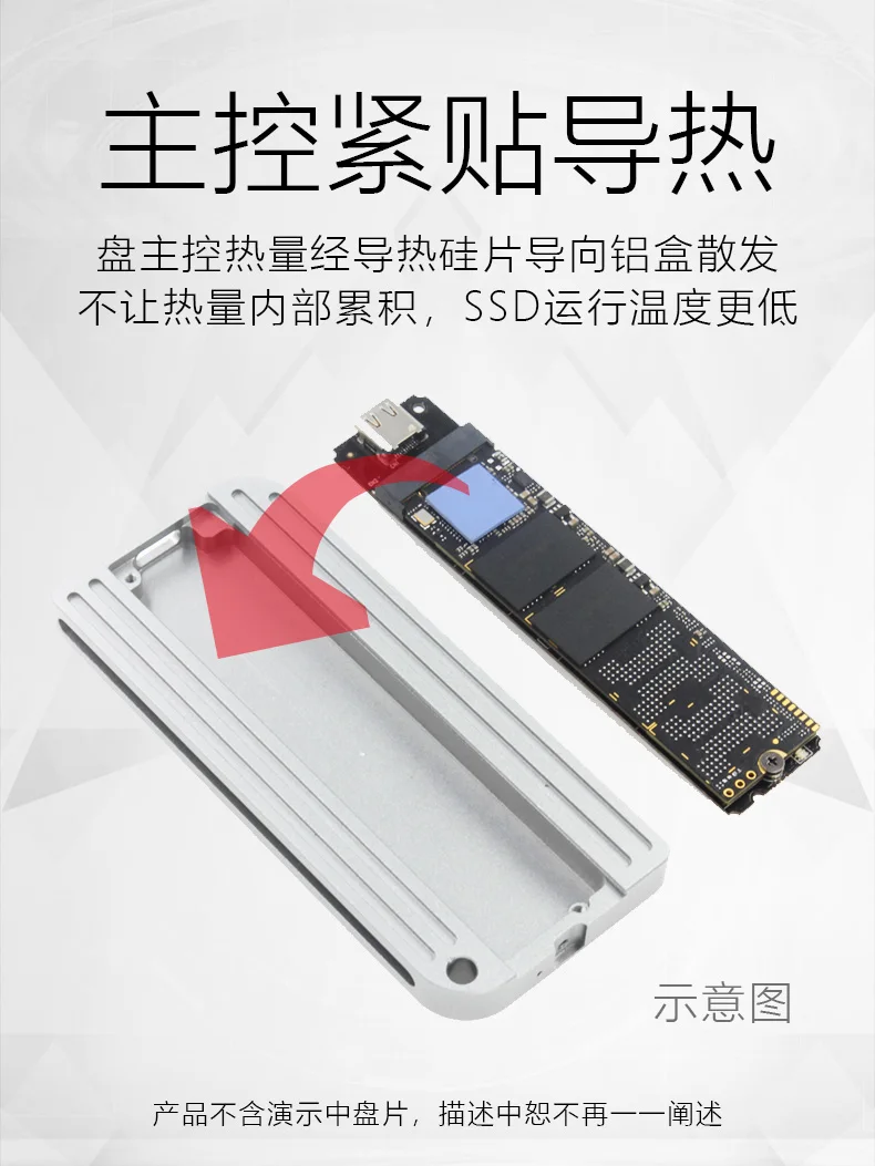 JEYI iceshark CC i9 Скрытая линия HDD корпус мобильного коробка-чехол на HDD NVME Тип C3.1 JMS583 М. 2 USB3.1 M.2 pciessd U.2 M.2 PCI-E