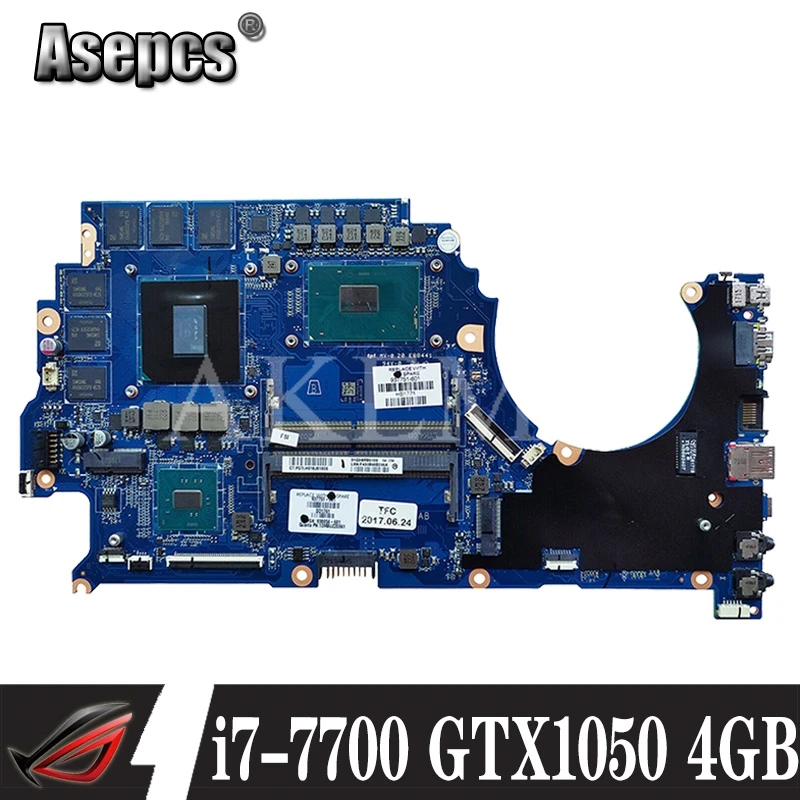 

For HP 15-ce002 15-CE Laptop Motherboard 929483-601 929483-501 929483-001 DAG3AAMBAE0 w/ i7-7700 CPU GTX 1050 4GB