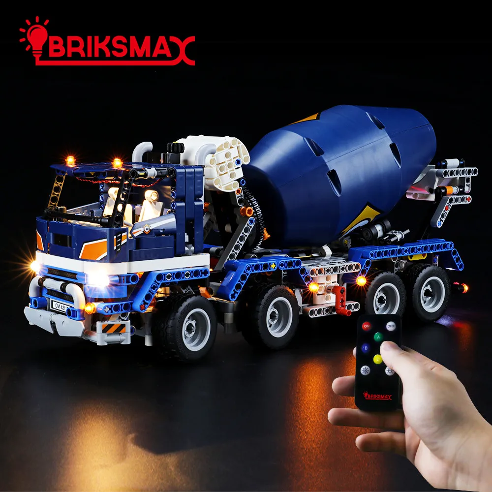 

BriksMax Led Lighting Kit For 42112 Technic Concrete Mixer Truck