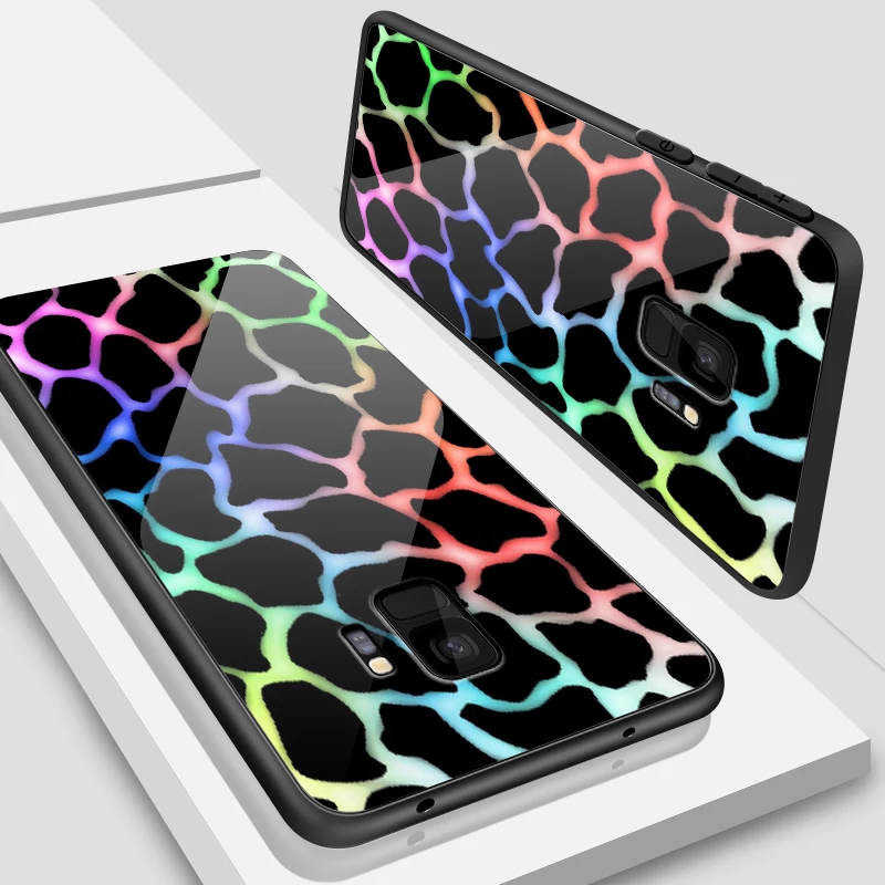 W342 for OnePlus 3T 3 5 6T 5T 6 7 7 Pro Anti Knock Tempered Glass Cover for Samsung Galaxy S9 S8 S10 Plus Printing Fancy Phone Case - Цвет: W342
