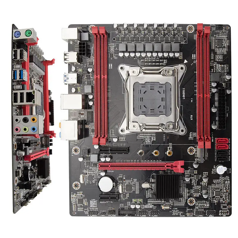 Материнская плата X79 LGA2011 E5 2680 V2 USB3.0 Sata3 PCI E Nvme M.2 SSD Xeon процессор 64GRam с 9 портами USB ATX