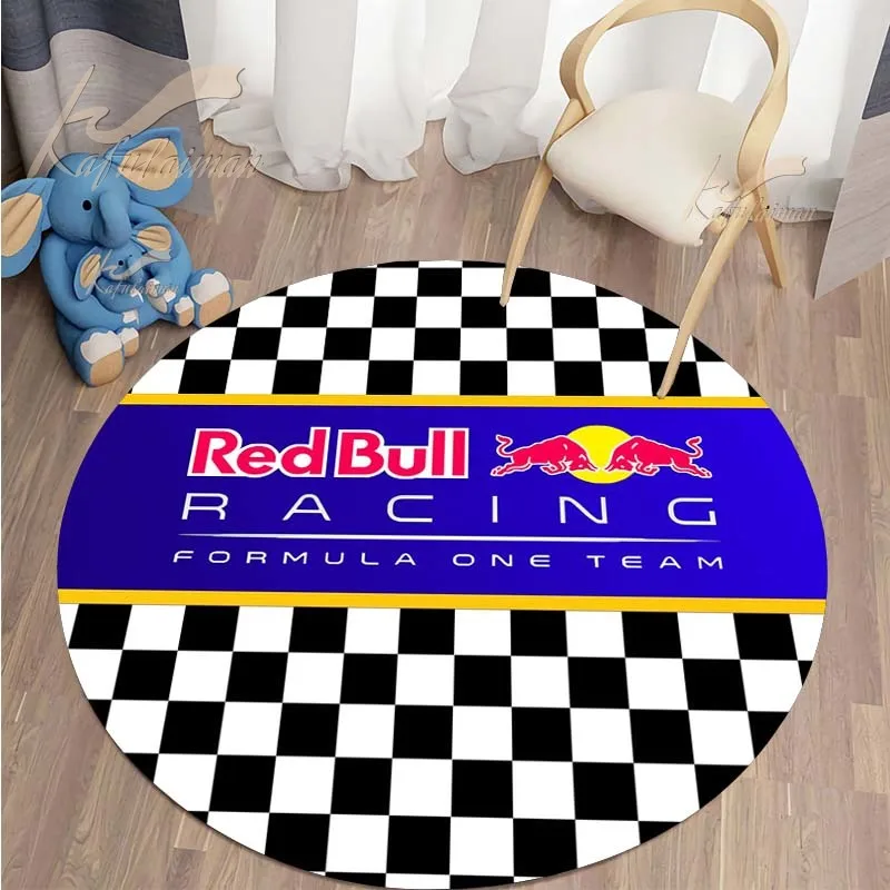 Круглые коврики для стула большие гостиной коврик Red-bull мягкий напольный спальни