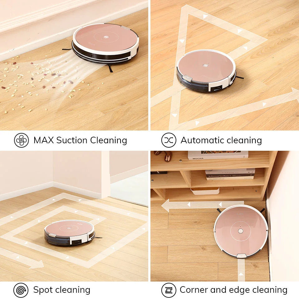 

ILIFE A80 Plus Robot Vacuum Mop Cleaner,Smart Cellphones WIFI APP Control Powerful Suction Electronic Wall ,Household Tools