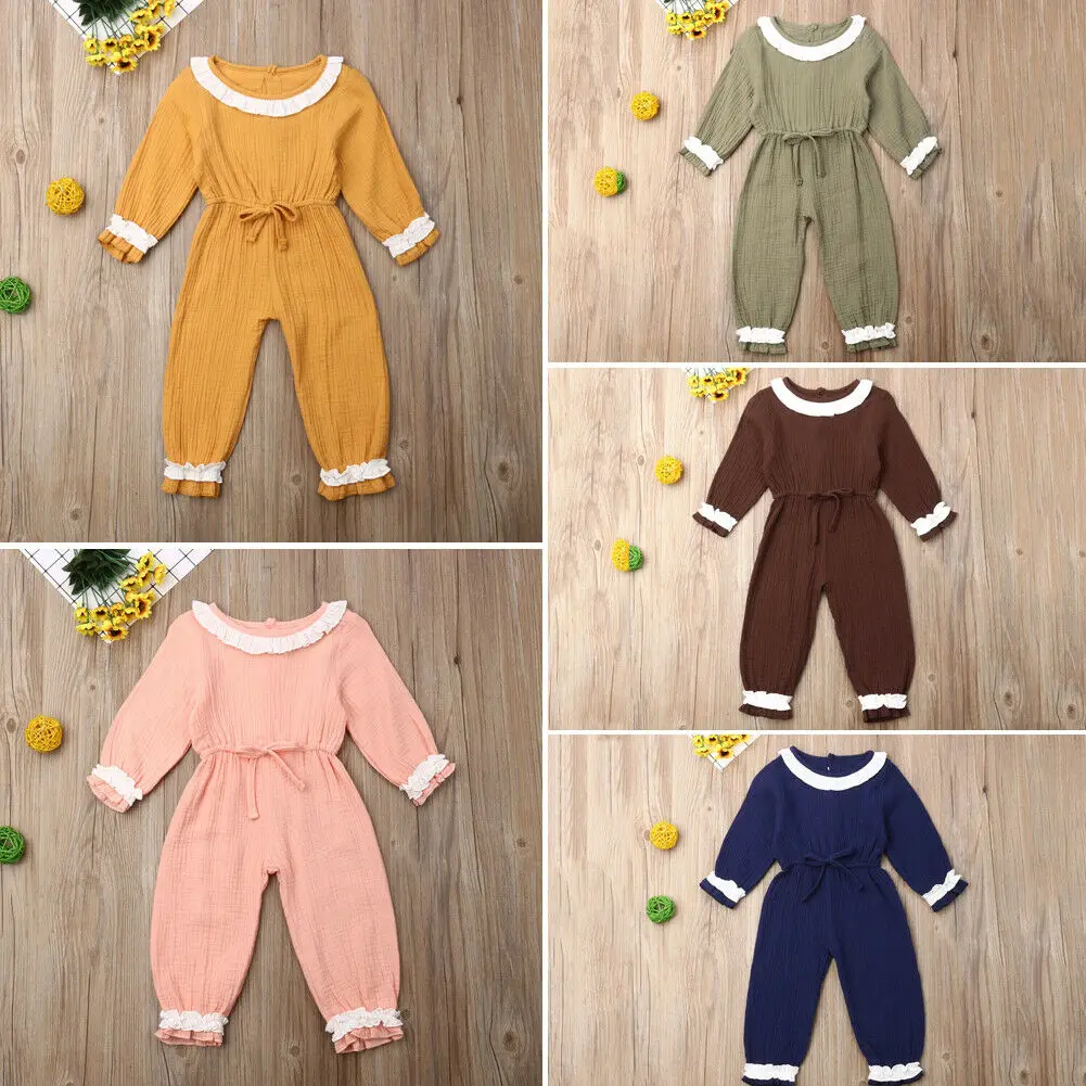 Соединенное Королевство Осенний комбинезон Милая одежда для маленьких девочек