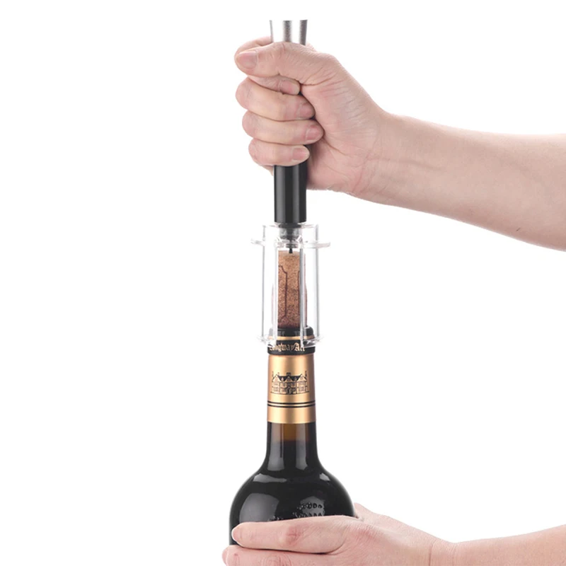 

2019 New US Stainless Steel Bottle Wine Opener Corkscrew Remover Easy Air Pump Practical Wine Opener Pump