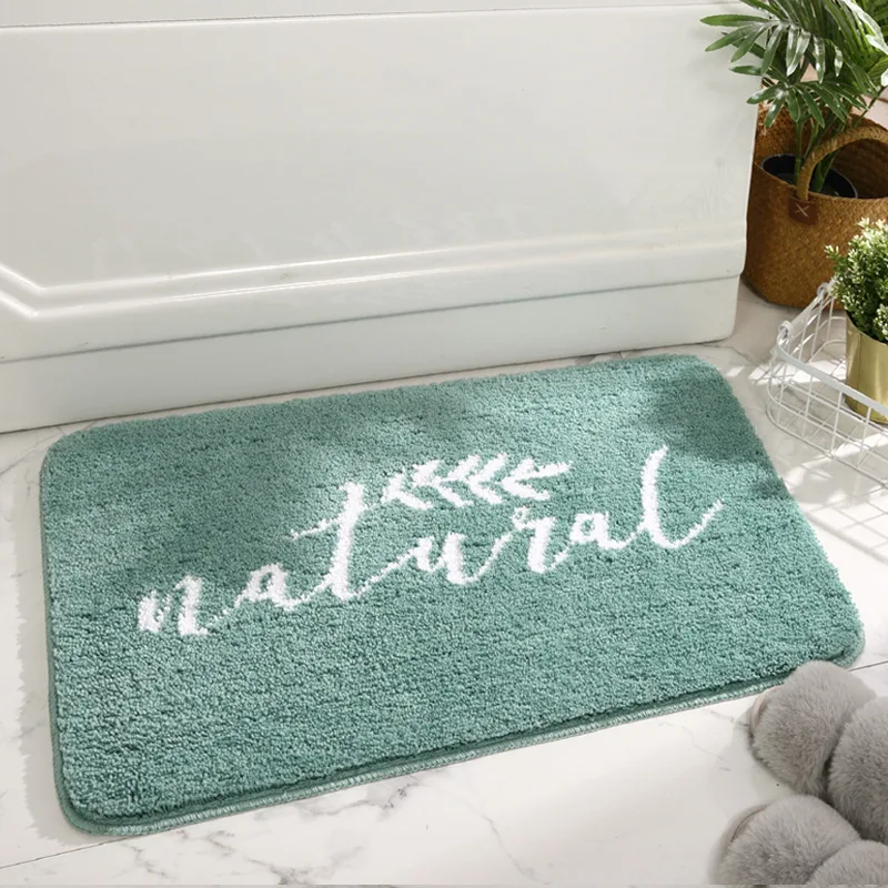 

Simple Nordic Thickened Bathroom Toilet Absorbent Floor Mat Carpet Home Entrance Non-Slip Mat Bedroom Floor Mat
