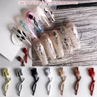 10 шт., декоративные 3D-Наклейки для ногтей, 7 цветов