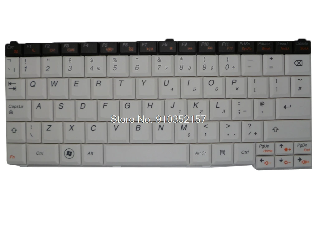 

Laptop Keyboard For Lenovo S10-3T U110 K12 U150 United Kingdom UK HMB3323TCL10 White New
