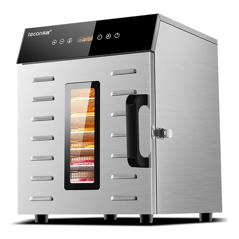 Еда осушитель барабан Сухофрукты машина бытовых и коммерческих Smart Touch 8-слой Ёмкость