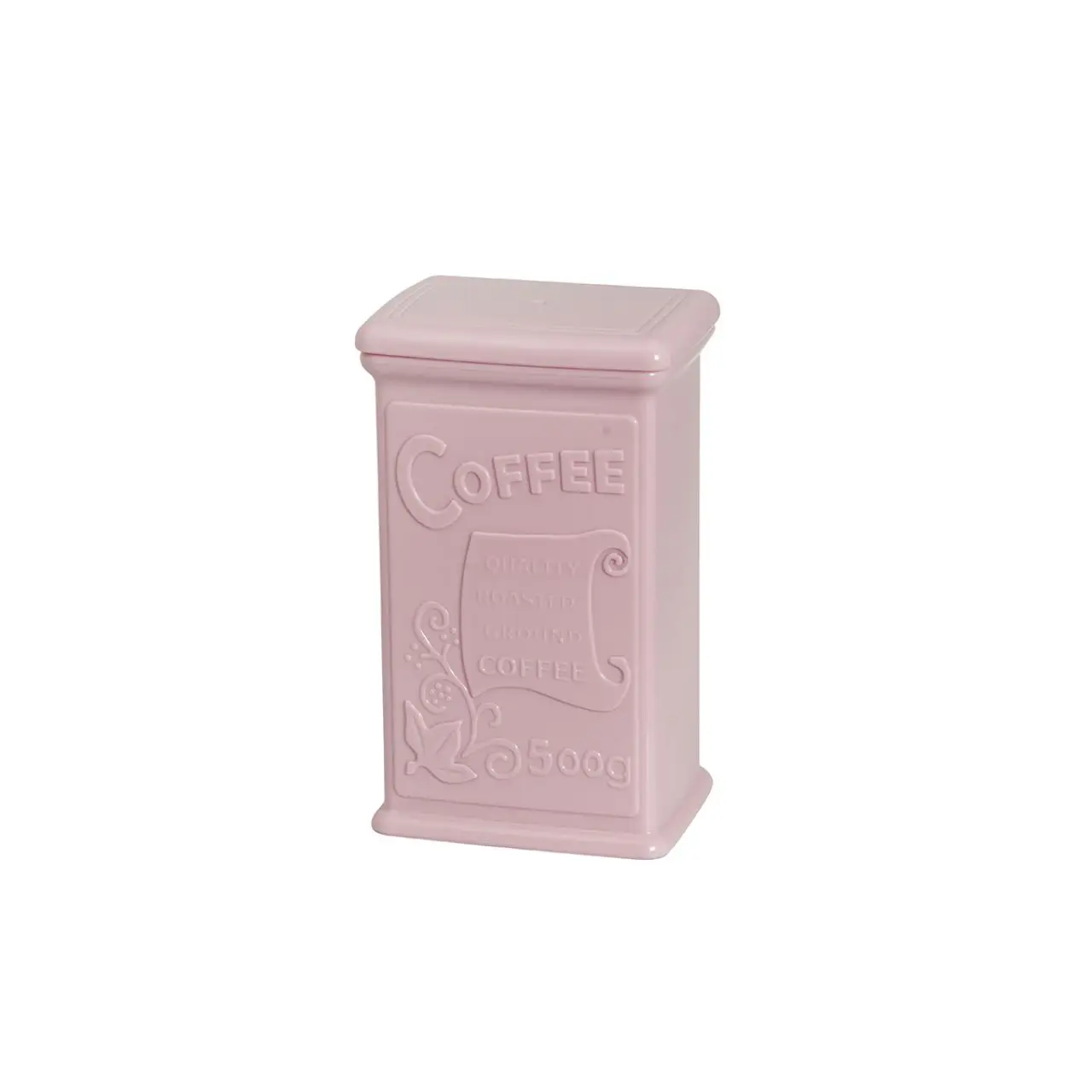 

Pink Coffee Jar lunch box bulaklar eat bars knife