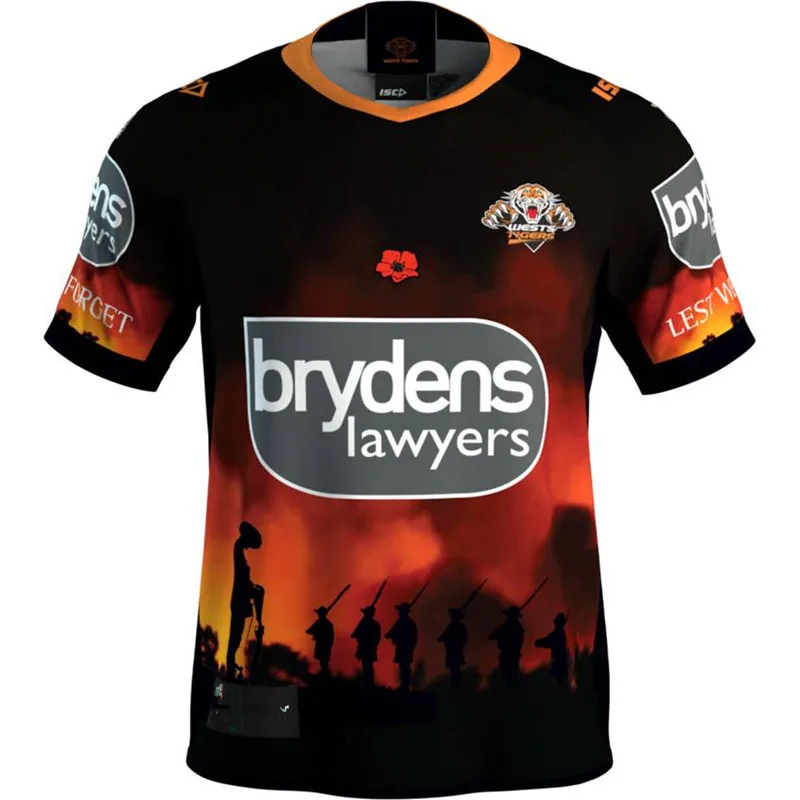 

COZOK Wests Tigers 2018-2021 Rugby Jersey Size S-3XL-5XL Singlet Indigenous Vidal Shirt