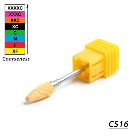 CS16 STZ 1 шт. керамические сверла для ногтей Маникюрные роторные фрезы электрические пилочки для ногтей Гель-лак для удаления педикюра аксессуары CS01-27 - Цвет: CS16