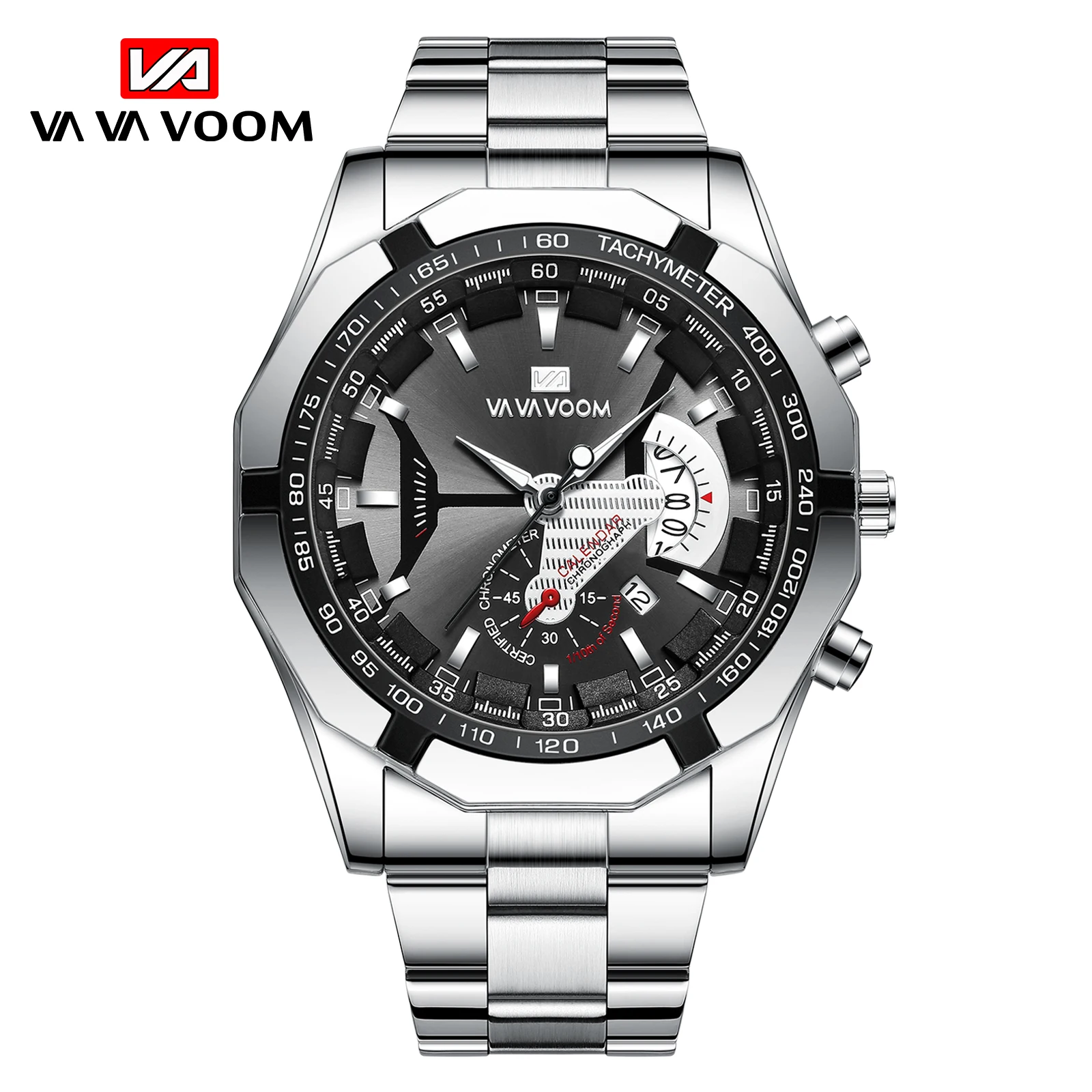 Reloj Hombre Luxury Watch Men Quartz Clock Male Luminous Waterproof Chronograph Stainless Steel Men's Analog Business Wristwatch