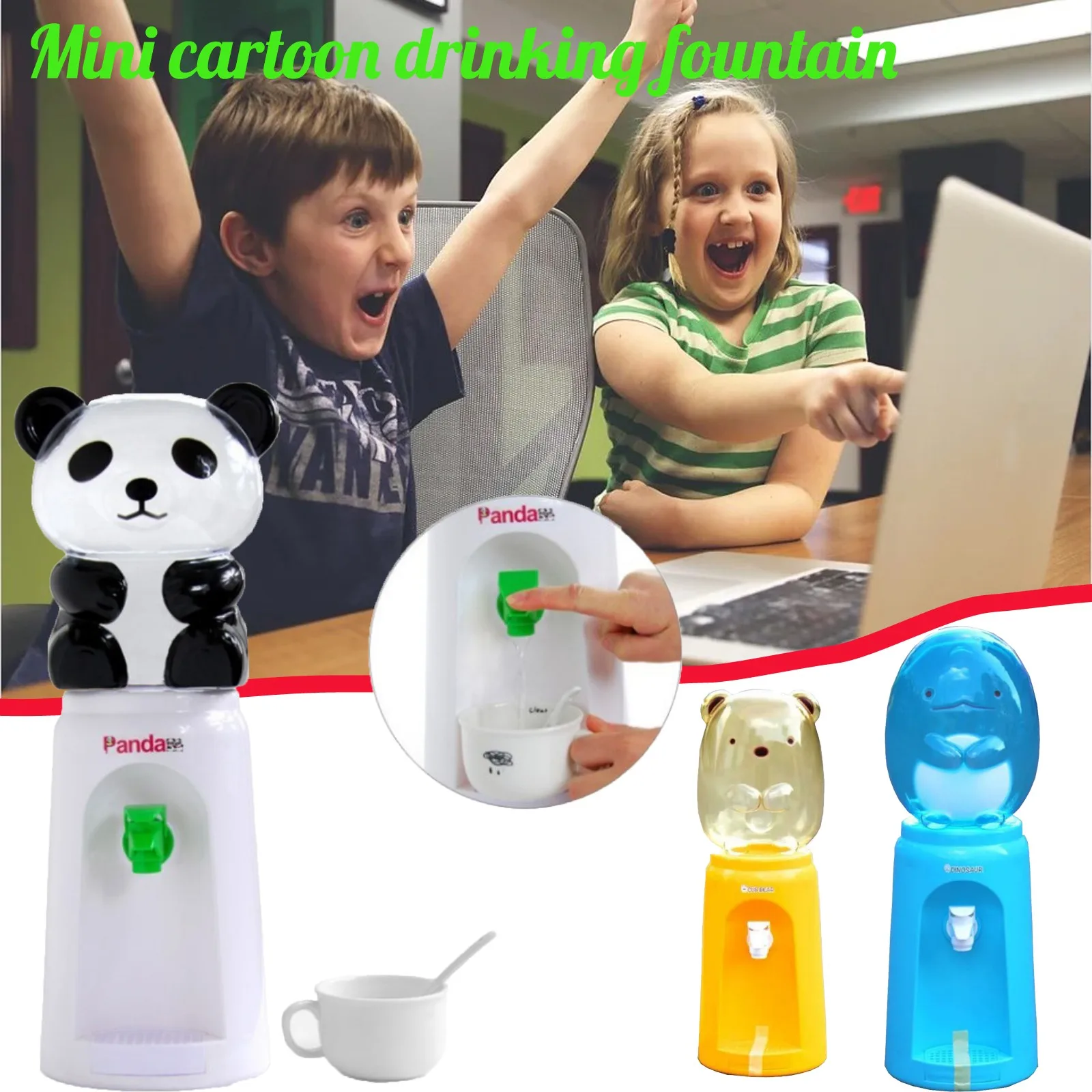 

Мини диспенсер для воды мультфильм общежития офисный диспенсер для воды Портативный диспенсер для воды Мини Фонтан, способный преодолеват...