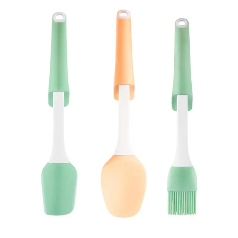

Silicone Cream Scraper Cake Butter Spatula Oil Brush Kitchen Baking Utensils Non-stick Heat-Resistant Barbeque Brush Scraper