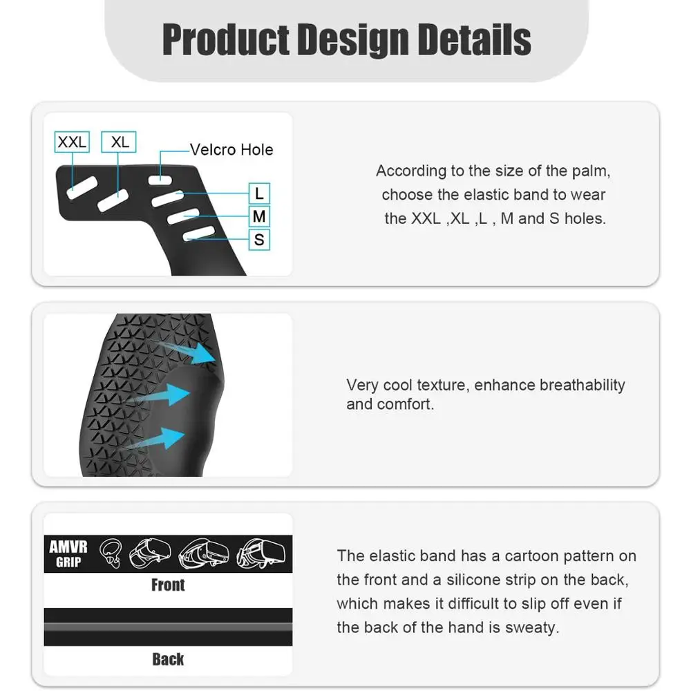 Защитный чехол для сенсорного контроллера Oculus Quest 2 с регулируемым ремешком на