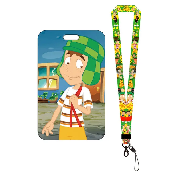 CARTOON ID Credit Bank Card Holder Students Bus Case Hand Rope Visit Door Identity Badge Cards Cover FOR Women Men Pendants | Багаж и