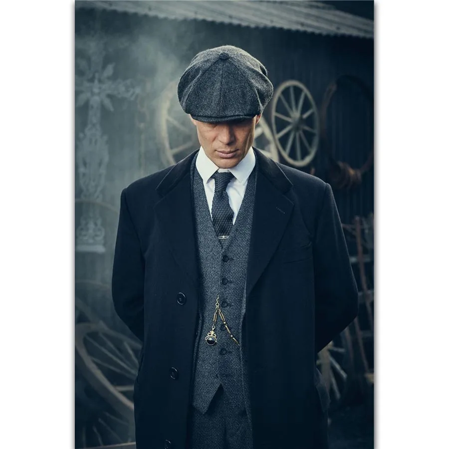 MQ3497 Peaky Blinders Cillian Murphy США ТВ-шоу Серии художественный плакат Шелковый Холст украшение дома стены комнаты картина печать - Цвет: Picture 009