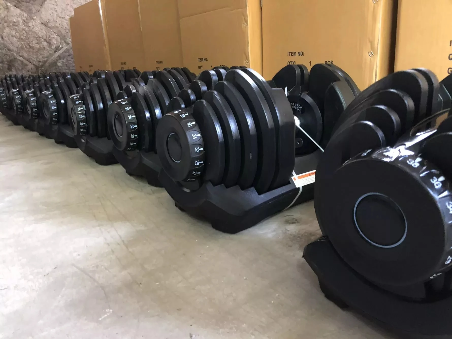 

Wholesale High Quality Fitness Equipment Adjustable Dumbells 54lbs 24kgs 1 Set Man and Weman Adjustable Dumbbell Set