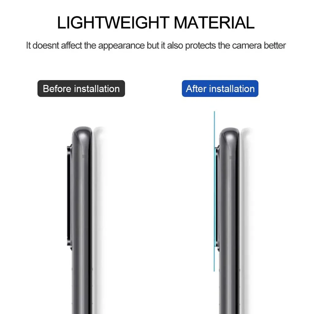 Металлическая защитная пленка для задней камеры из закаленного стекла iPad Pro 11/12.9