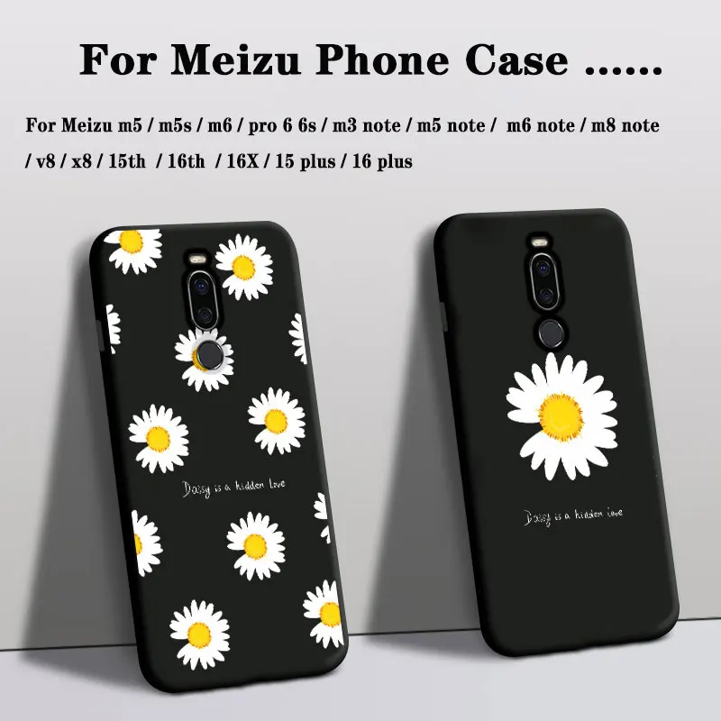 Чехол для телефона meizu x8 v8 16th 15th силиконовый чехол M5 M5S M6 M8 M3 Note 16 15 plus задняя крышка