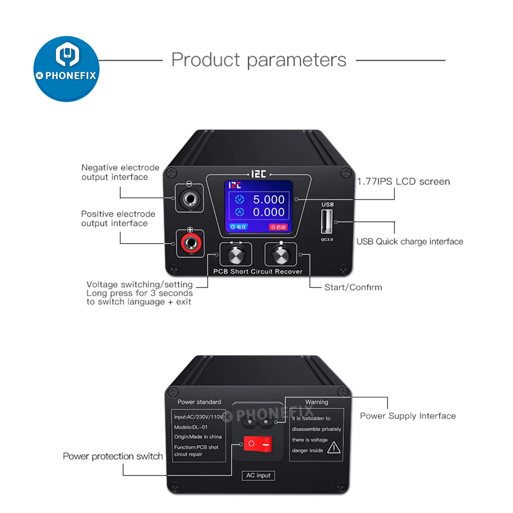I2C DL-01 короткий по уничтожению москитов Shortkiller схемы детектор для материнская