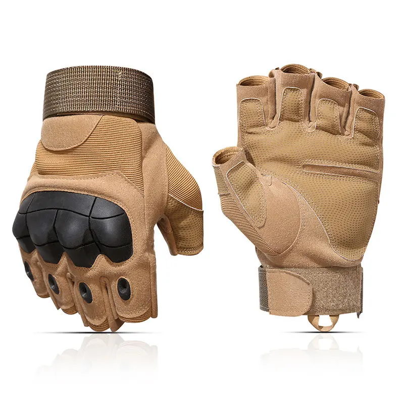 

Tactical Gloves men's and women's outdoor half finger protective sports training outdoor military fan riding gloves