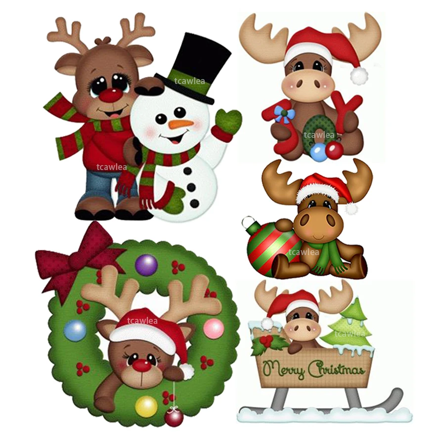 Новая радость гирлянда со снеговиком Колокольчик для елки сани Лось