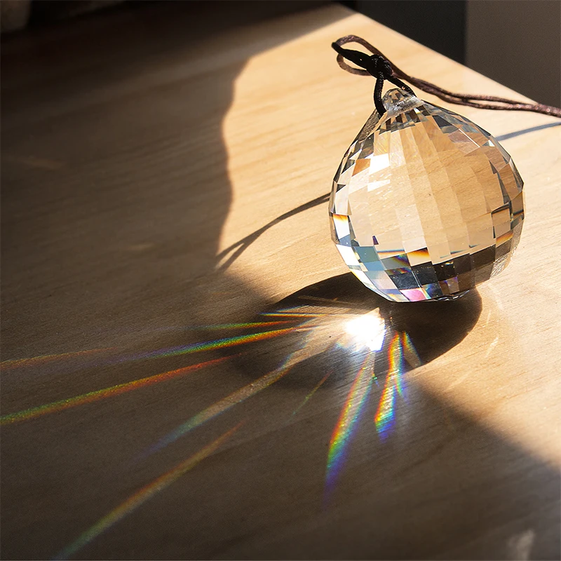 Шар Призма H & D Suncatcher 40 мм подвесной хрустальный шар призма граненая люстра