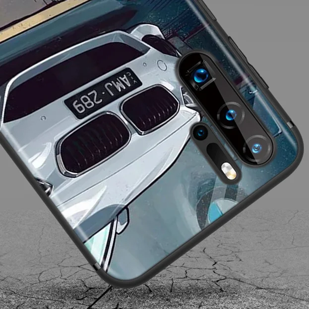 

Dream Luxurious Sports Car For Huawei P50 P40 P30 P20 P10 P9 P8 Lite Mini E 5G Pro Plus Black Phone Case