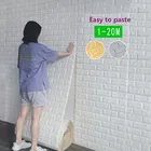 Обои с 3d-изображением кирпичей, самоклеящиеся водонепроницаемые аксессуары для украшения гостиной, дома, настенные Стикеры для украшения стены