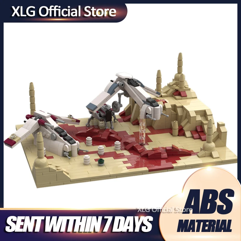 

MOC Diy LAAT gunship LAAT dropship AT-TE Building Blocks Bricks Creative Educational Collection Model Toys Gifts