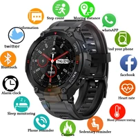 2021 military sports smart watches bluetooth call clock heart rate monitor ip68 waterproof activity tracker smart watch for men