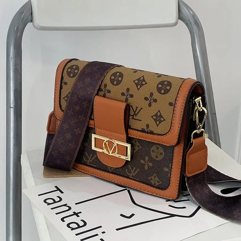 

Ladies New Designer Mini Messenger Handbag Women PU Leather Travel Shoulder Bag Fashion Trend Messenger Bag Wallet Bolsos