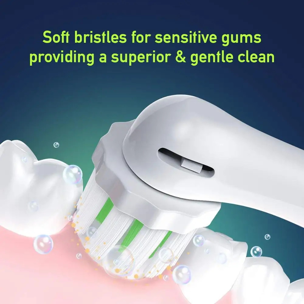 Заменяемые насадки для электрической зубной щетки Crossaction & Sensitive Gum Care для Oral B Pro 1000 3000 5000 6000 7000