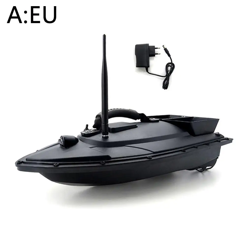Black EU Plug Высокое качество Flytec RC лодка Smart RC электрическая рыбацкая лодка корабль для рыбалки 500 м дистанционная лодка для приманки двойная моторная лодка для рыбалки - Цвет: Black EU Plug