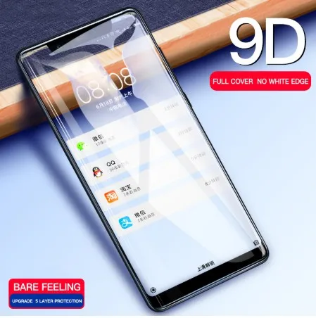 2pcslot 9d frame full protective glass film for redmi note 9 9s 8 pro 7 7a protector for xiaomi mi 10 9 poco x3 tempered glass free global shipping