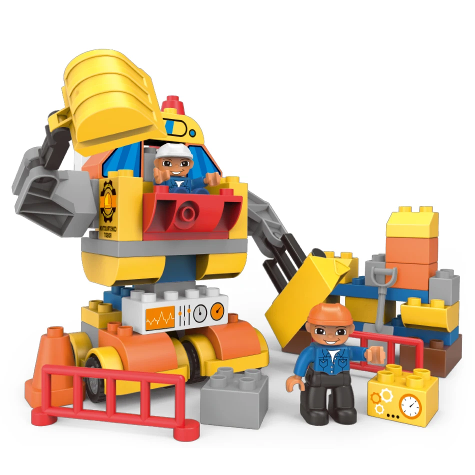 

63pcs DIY Transform Engineering Traffic Vehicle Building Blocks City Assemblage Creative City Bricks Kids Toys Children Gift