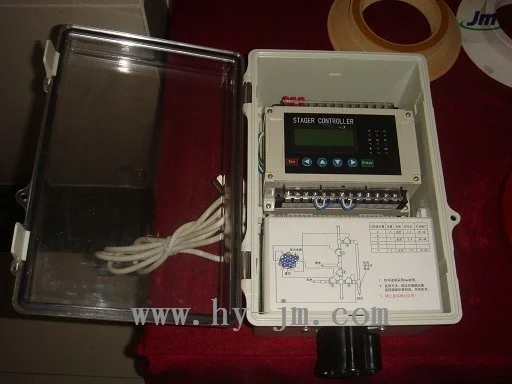 

JMA stager controller for multi-valve filter and softener system